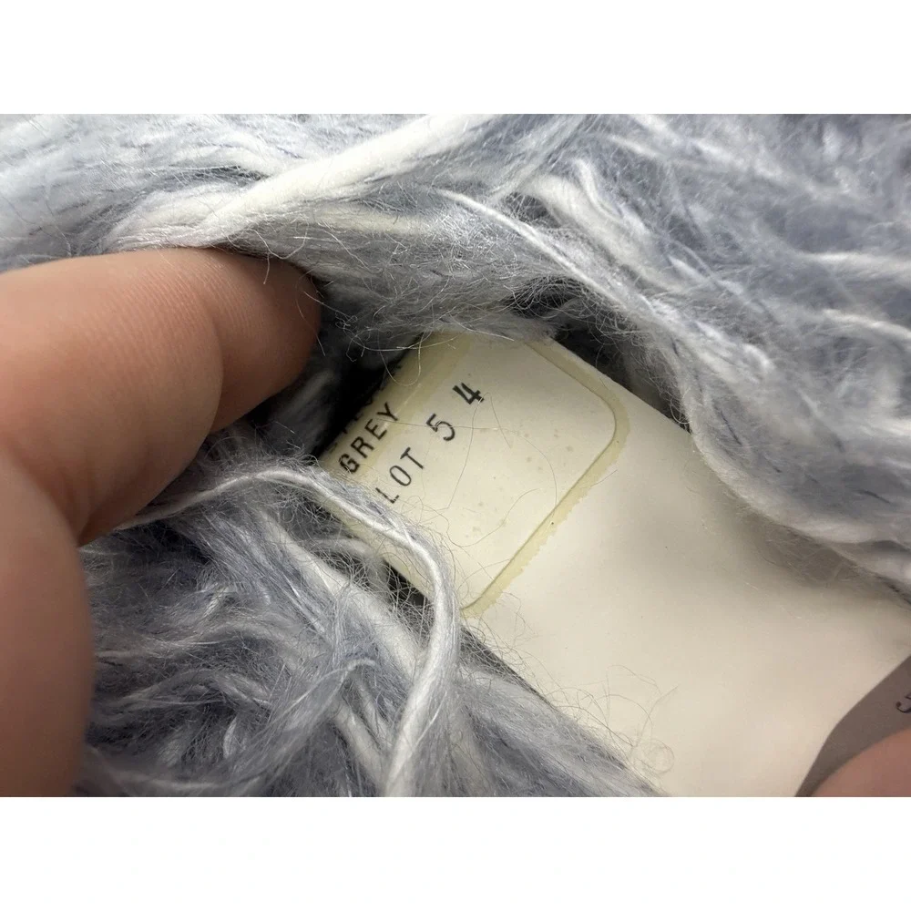 Brunswick Yarns MONTEREY Mohair Blend Yarn Silver Grey Lot Of 9 - 2 Dye‎ Lots